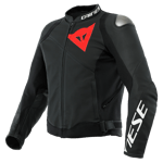 DAINESE/SPORTIVA LTHR JCKT PERF.BLK-MATT/BLK-MATT/BLK-MATT