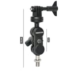Knmaster MC120 – 360° Ayarlanabilir Motosiklet 10mm Vida Bağlantılı Aksiyon Kamera Aparatı