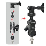Knmaster MC120 – 360° Ayarlanabilir Motosiklet 10mm Vida Bağlantılı Aksiyon Kamera Aparatı