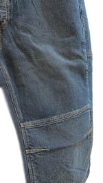 Motobike Jeans 6000 Fitilli Lacivert Motosiklet Pantolonu (Korumalar Hariç)