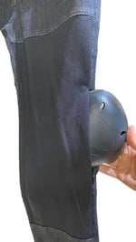 Motobike Jeans 7003 Fileli Motosiklet Pantolonu – Kılçıllı Gri/Siyah (Korumalar Hariç)
