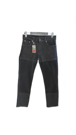 Motobike Jeans 7003 Fileli Motosiklet Pantolonu – Kılçıllı Gri/Siyah (Korumalar Hariç)