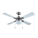 4 Kanatlı Metal Dekoratif Tavan Vantilatörü 60W KCF283