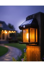 Güneş Enerjili Bahçe Led Ampul Hareket Sensörlü Bahçe Led Su Geçirmez 3 Mod'lu Solar Led KBA742