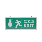 K2 KEXIT101 LED'li EXIT Armatürü – Aşağı İşaret
