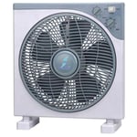KCF271 30cm 40W Bakır Motor Hız Ve Zaman Ayarlı Kare Vantilatör