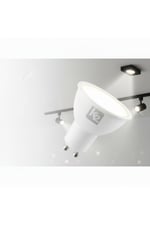 KES046 GU10 LED Spot Ampul 5W Ara Renk (Doğal Beyaz Işık)