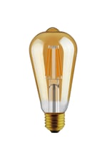 KES632 COB Flamanlı LED Ampul 6W E27 Gün Işığı Dimmer Uyumlu Dekoratif Lamba