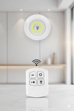 KKS104 Uzaktan Kumandalı Tekli Kabin ve Dolap İçi LED Spot Lamba (5W, Beyaz Işık)