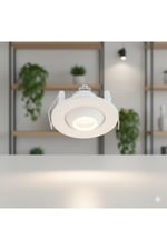 KLS519 Yıldız Şeklinde Dekoratif Gömme LED Spot 3W Beyaz Kasa Günışığı