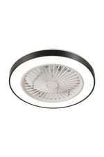 Ledli Dekoratif Tavan Vantilatör Siyah 30W KCF297