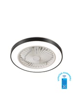 VANTİ-KCF297-15 WATT LEDLİ DEKORATIF TAVAN VANTILATÖRÜ SİYAH