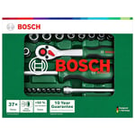 BOSCH 1/4 Altı Köşe Lokma Takımı 37 Parça