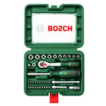 BOSCH 1/4 Altı Köşe Lokma Takımı 37 Parça