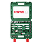 BOSCH 1/4 Ve 1/2 Altı Köşe Lokma Takımı 60 Parça