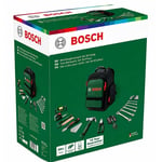 BOSCH 1600A02ZA1 Dolu Takım Çantası Sırt Tipi - El Aleti Seti Profesyonel 60 Parça