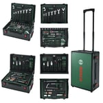 BOSCH 1600A02ZB4 Tekerlekli Dolu Takım Çantası - El Aleti Seti Profesyonel 119 Parça