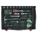 BOSCH 1600A02ZB4 Tekerlekli Dolu Takım Çantası - El Aleti Seti Profesyonel 119 Parça