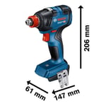 BOSCH Akülü Kombo 2'Li Set (BB-GSR18V50 + GDX18V200)