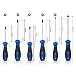 BOSCH Düz Ve Yıldız Uçlu Topaç Tornavida Takımı PH/PZ/SL 6 Parça