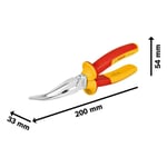BOSCH Kargaburun Eğri Uçlu PRO VDE 200 Mm