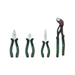 BOSCH Pense Seti - Yan Keski, Kombine Pense, Kargaburun Ve Fort Pense 4 Parça