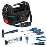 BOSCH 1600A02H5B Dolu Takım Çantası - El Aleti Seti Profesyonel 8 Parça + GWT 20 Çanta