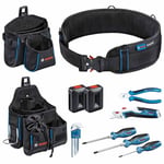 BOSCH 1600A02H5C Dolu Takım Çantası - El Aleti Seti Profesyonel 6 Parça Çanta Kemer Seti