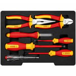 BOSCH 1600A02NG3 Dolu Takım Çantası - El Aleti Seti Profesyonel 7 Parça
