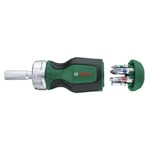 BOSCH Cırcırlı Kısa Tornavida 6 Uçlu