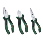 BOSCH Pense Seti - Yan Keski, Kombine Pense, Kargaburun 3 Parça