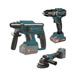 CATPOWER CAT4130 Akülü Kombo 3'Lü Set Kömürsüz - (Aküsüz)