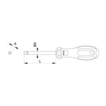 CETA FORM T10 Torx Uçlu Tornavida C-Plus 80 Mm
