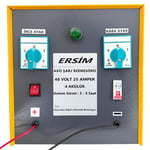 ERSIM Akü Şarj Cihazı 48 V 25 Amper 4 Akülük