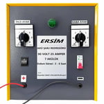 ERSIM Akü Şarj Cihazı 90 V 25 Amper 7 Akülük