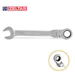 IZELTAS Mafsallı Cırcır Kombine Anahtar 18 Mm
