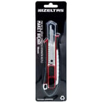 IZELTAS Pro Metal Gövde Emniyetli Otomatik Kilitli Maket Bıçağı 18 Mm