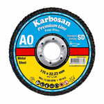 KARBOSAN Konik Flap Kum Disk Zımpara 115 X 22.23