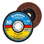 KARBOSAN Konik Flap Kum Disk Zımpara 115 X 22.23