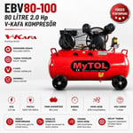 MYTOL 80 LT Hava Kompresörü 2 HP -  EBV80-100