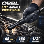 OBBL 1/2 Havalı Cırcır Kolu 68 Nm