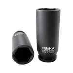 OSAKA 1/2 Altı Köşe Havalı Derin Lokma 24 Mm