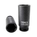 OSAKA 1/2 Altı Köşe Havalı Derin Lokma 27 Mm
