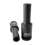 OSAKA 1/2 Altı Köşe Havalı Derin Lokma 8 Mm