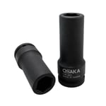 OSAKA 3/4 Altı Köşe Havalı Derin Lokma 19 Mm