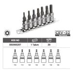 PRODHT 1/4 Torx Uçlu Lokma Takımı 7 Parça
