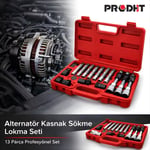 PRODHT Alternatör Kasnak Sökme Lokma Seti 13 Parça