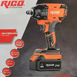 RICO 028-RE0006 1/2 Akülü Somun Sıkma Ve Sökme Makinesi 500Nm 21V 4Ah