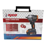 RICO 028-RE0009 1/2 Akülü Darbeli Somun Sıkma Ve Sökme Makinesi 650Nm 20V 4Ah