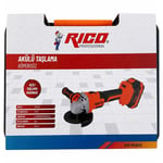 RICO Akülü Taşlama Makinesi Çift Akülü 115 Mm 20V